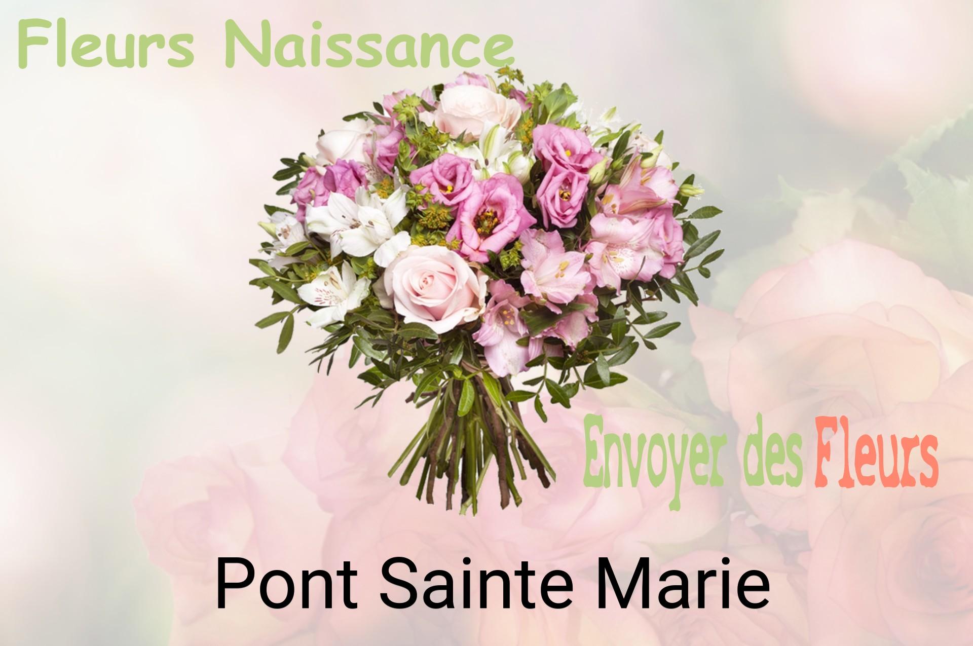 Bouquet de fleurs de naissance livré à Pont-Sainte-Marie